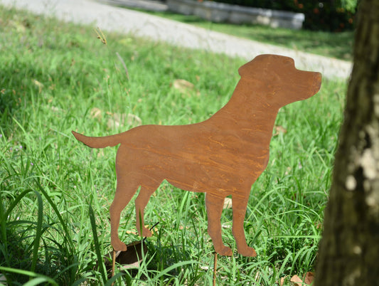 Marissa's Gifts - Rusty metal Labrador