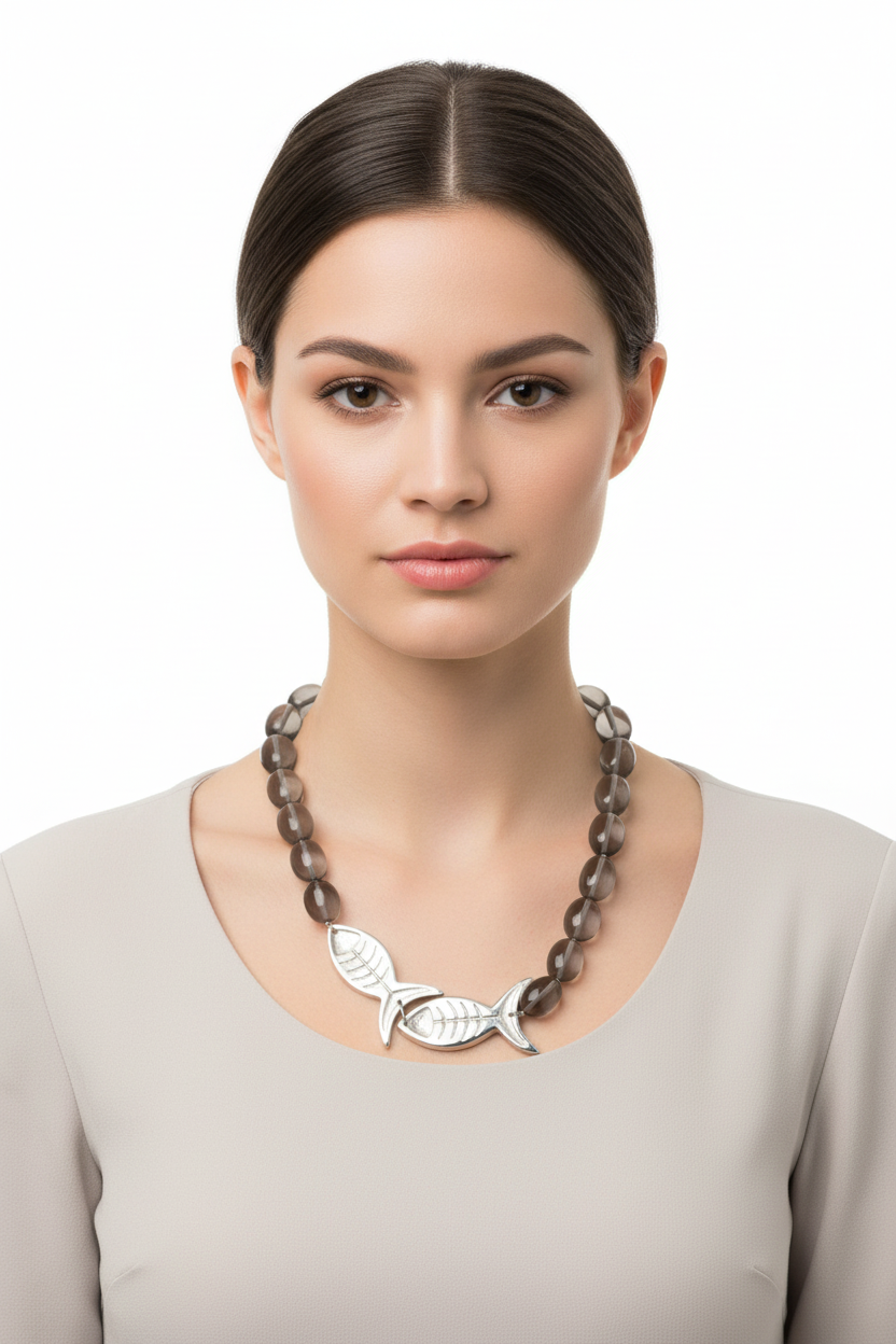 Piscies 20 Bead Necklace