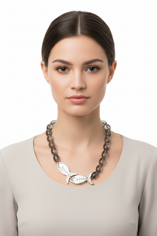 Piscies 20 Bead Necklace