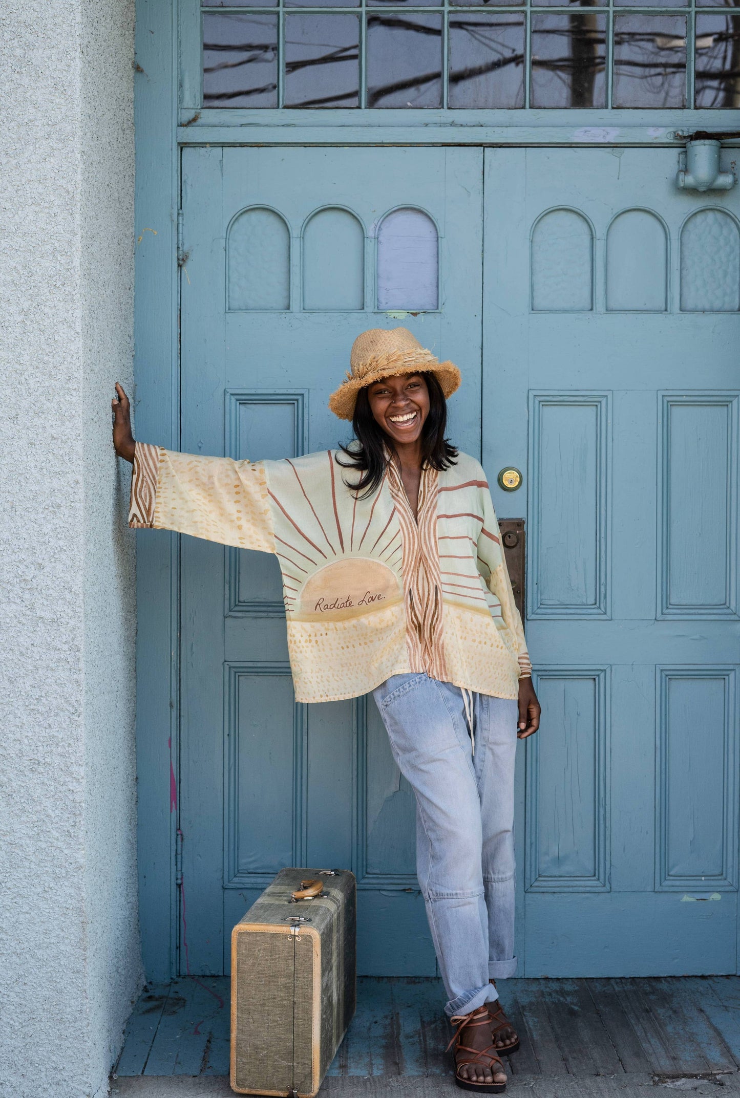 Radiate Love Pixie Duster Cropped Kimono w/ Sunrise - Suttles & Seawinds