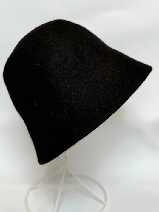 Black Wool Hat