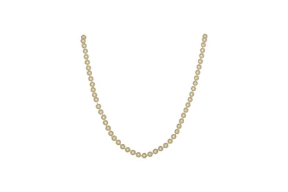 Perla Necklace 8mm Beads With 38" Chain - Suttles & Seawinds