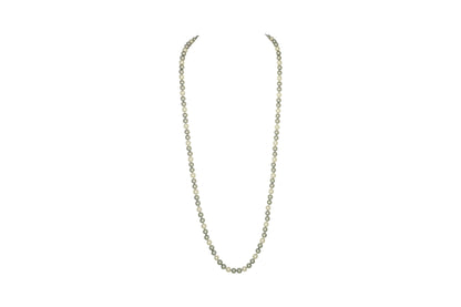 Perla Necklace 8mm Beads With 38" Chain - Suttles & Seawinds