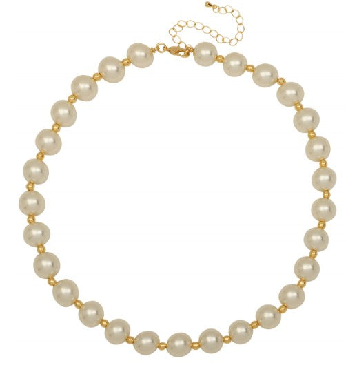 MERX - LARGE BEAD NECKLACE GOLD