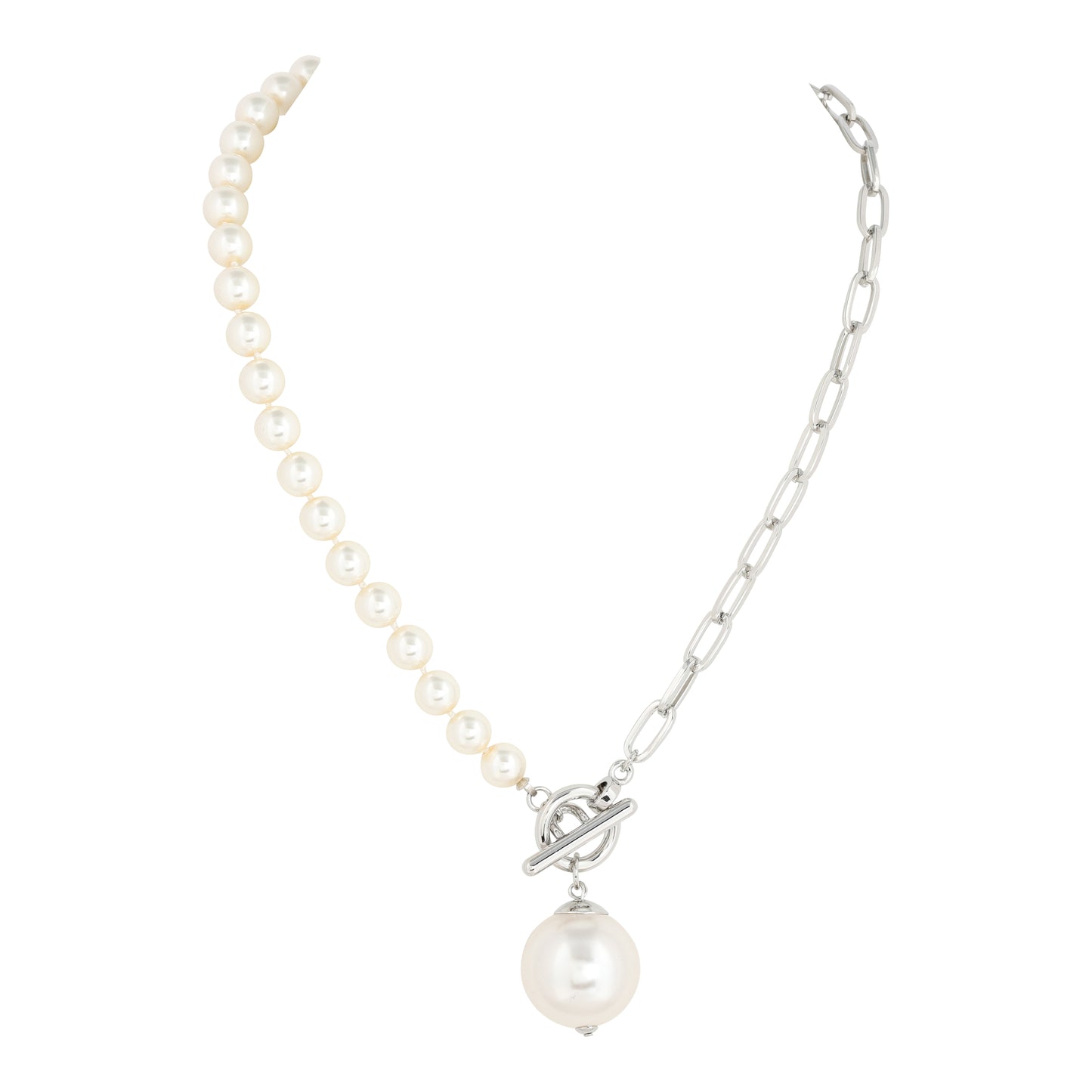 MERX - PERLA NECKLACE 8MM KNOTTED PEARLS