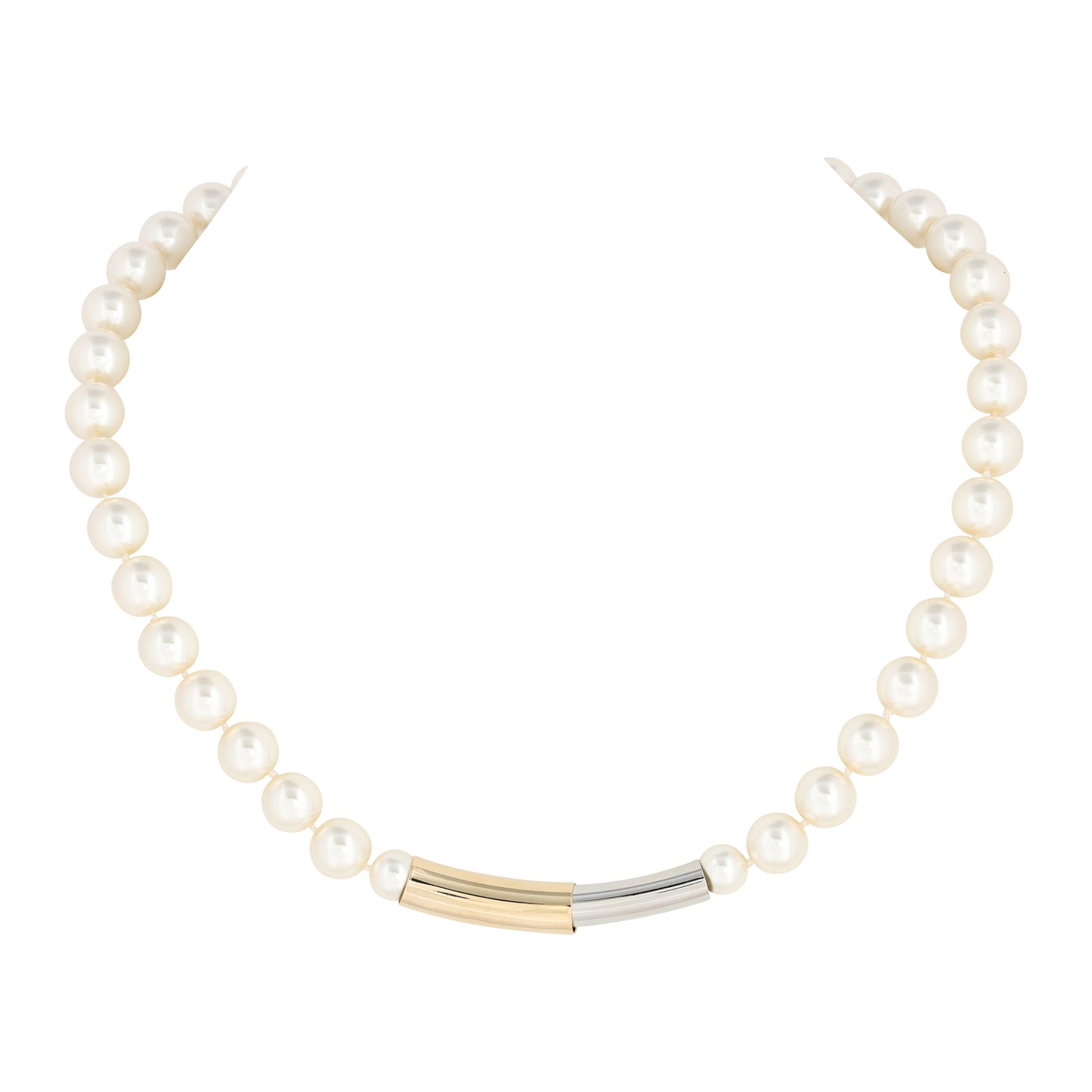 MERX - PERLA NECKLACE 10MM KNOTTED PEARLS