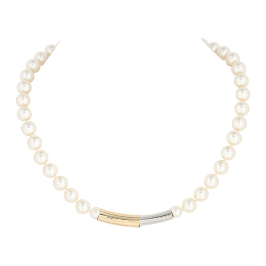 MERX - PERLA NECKLACE 10MM KNOTTED PEARLS