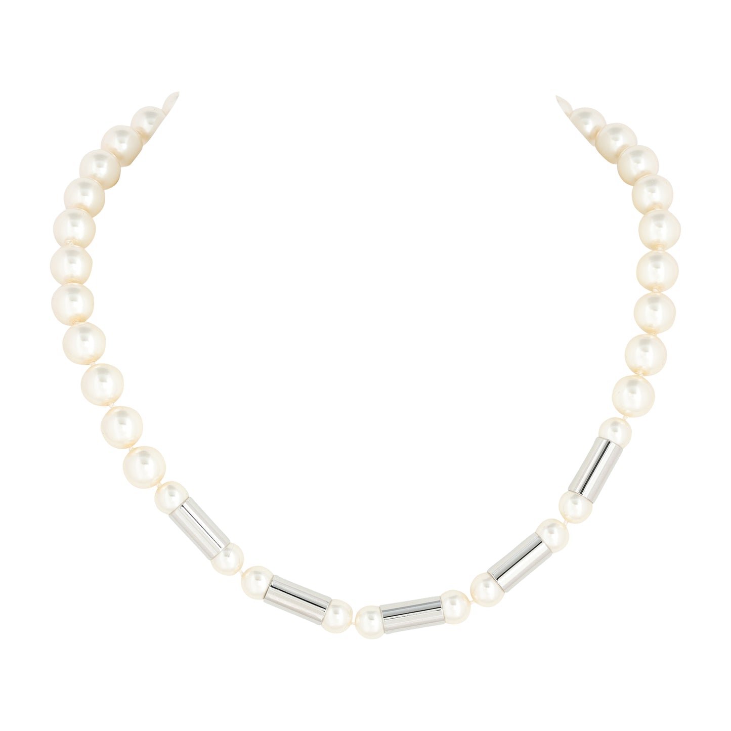 MERX - PERLA NECKLACE 10MM KNOTTED PEARLS