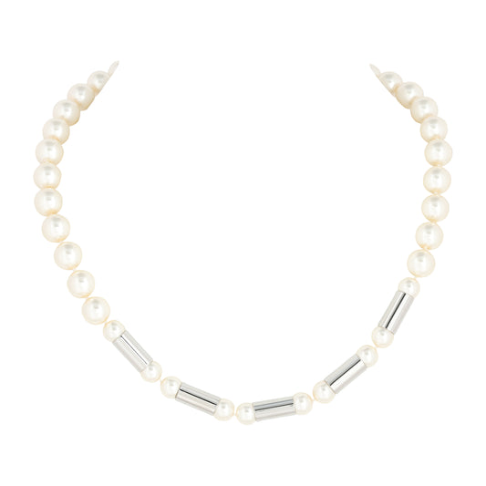 MERX - PERLA NECKLACE 10MM KNOTTED PEARLS