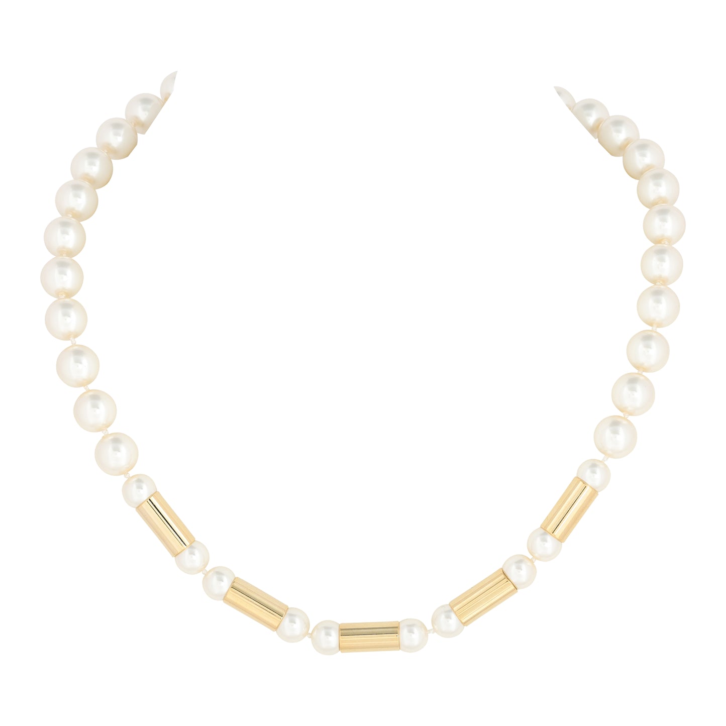 MERX - PERLA NECKLACE 10MM KNOTTED PEARLS