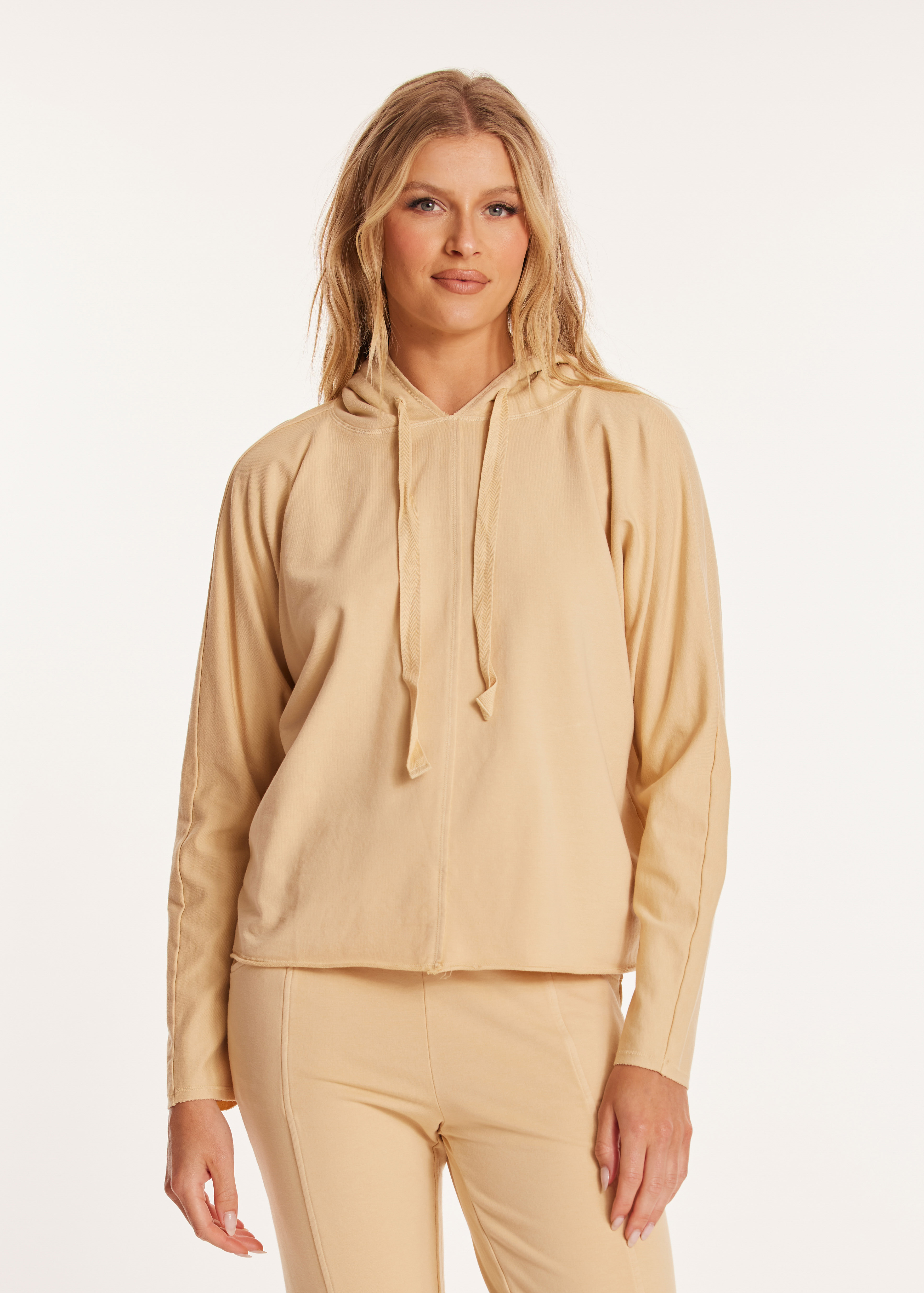 MODODOC - L/S KIMONO SLV HOODIE