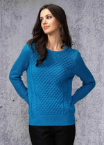 Load image into Gallery viewer, ALISON SHERI - CABLE TEXTURED DETACHABLE COLLAR SWEATER
