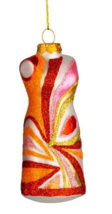 Glass Dress Ornament