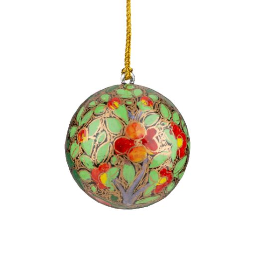 Hand Painted Paper Mache Ornament Small