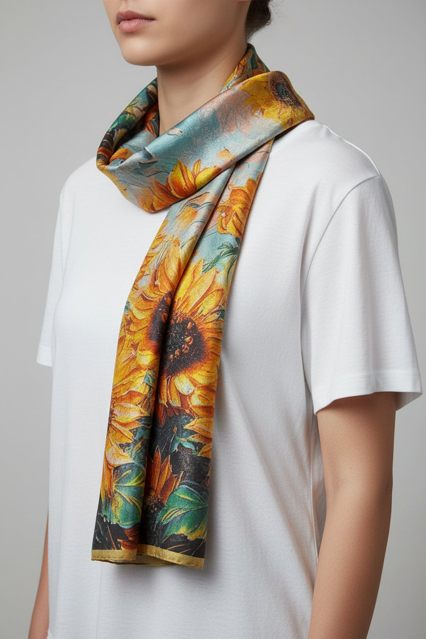 REVERSIBLE SILK SCARVES