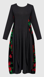 Load image into Gallery viewer, ALEMBIKA - ROSE PANEL DRESS
