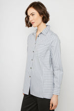Load image into Gallery viewer, BYLYSE - MULTI DIRECTION STRIPE SHIRT
