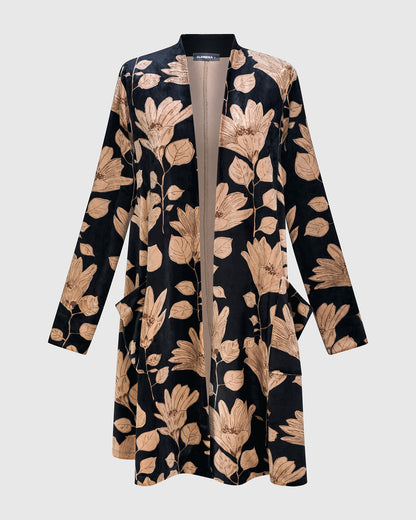 Velvet Floral Jacket - Suttles & Seawinds