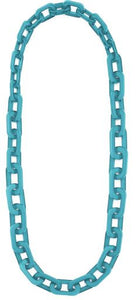 ZENZII- RESIN FLAT LINK NECKLACE