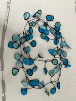 Load image into Gallery viewer, ANNEMIEKE BROENINK -BATIK FABRIC &amp; RUBBER NECKLACE
