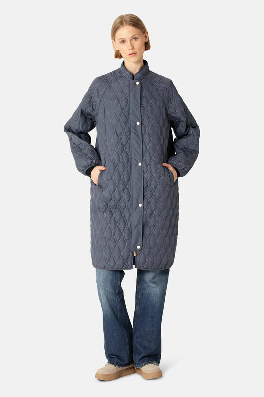 ILSE JACOBSEN - LONG QUILTED COAT