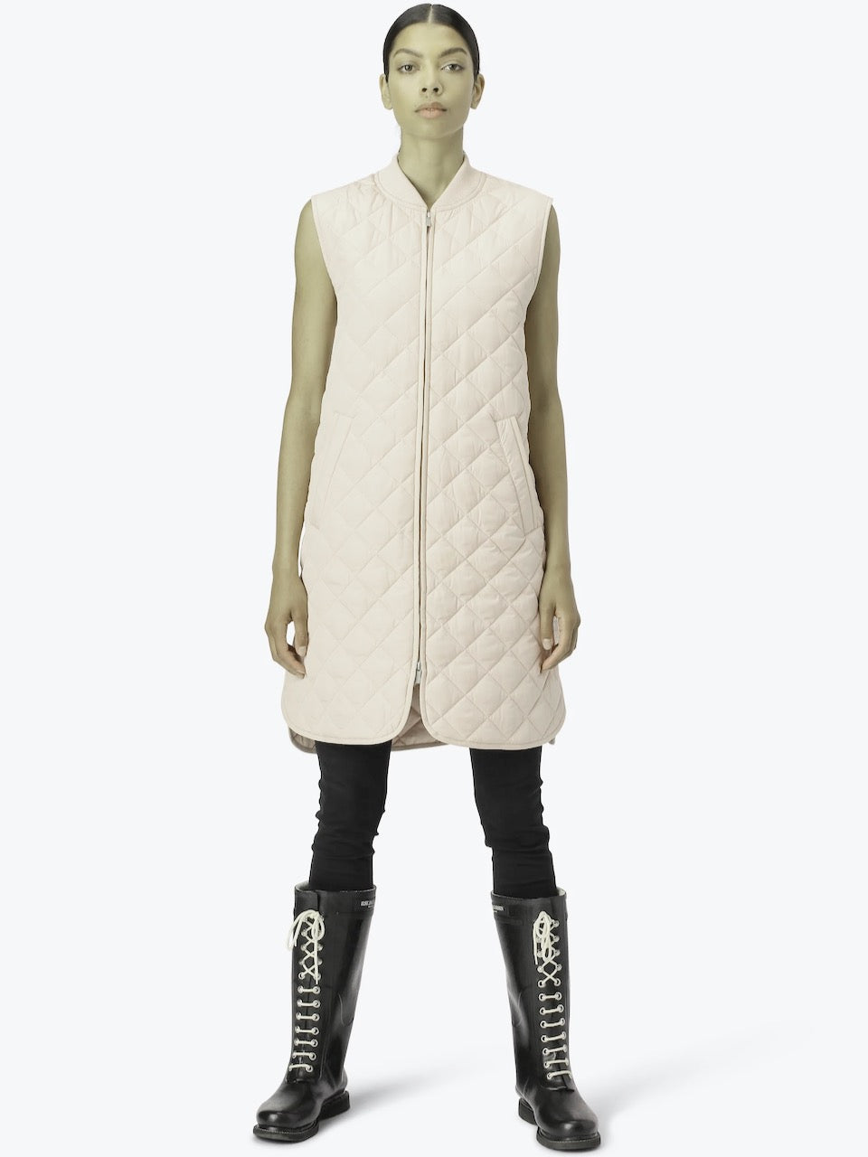 ILSE JACOBSEN - LONG QUILTED VEST