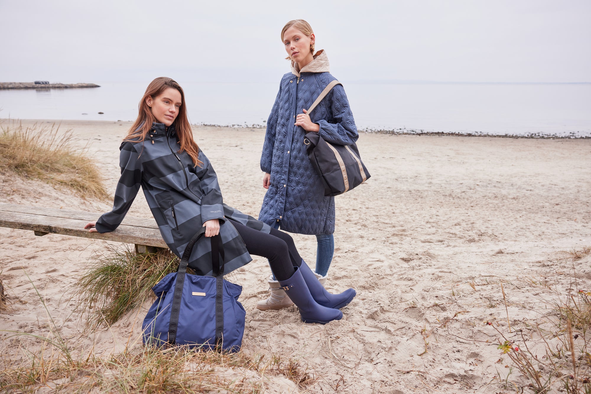 ILSE JACOBSEN - STRIPE RAINCOAT