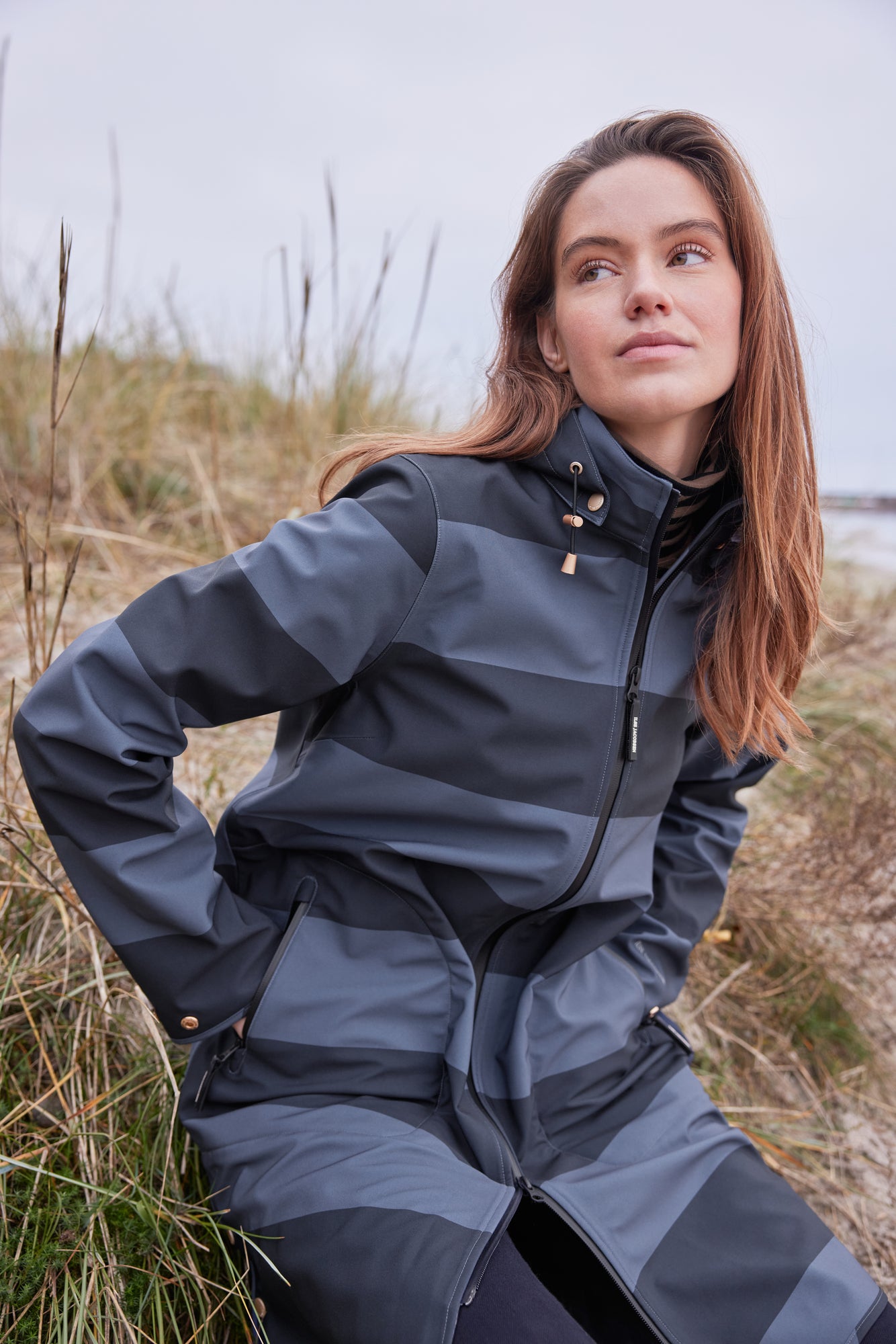 ILSE JACOBSEN - STRIPE RAINCOAT