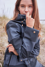 Load image into Gallery viewer, ILSE JACOBSEN - STRIPE RAINCOAT
