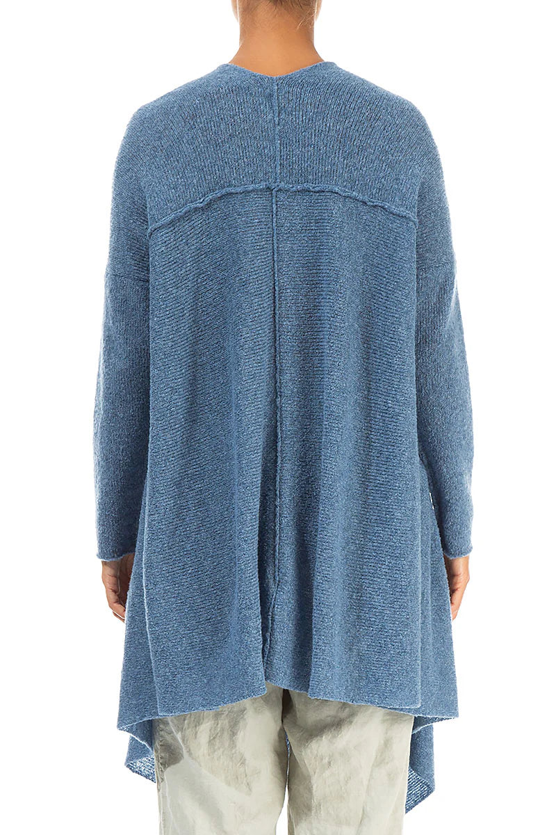 GRIZAS - ASYMMETRIC PONCHO SWEATER