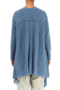 GRIZAS - ASYMMETRIC PONCHO SWEATER