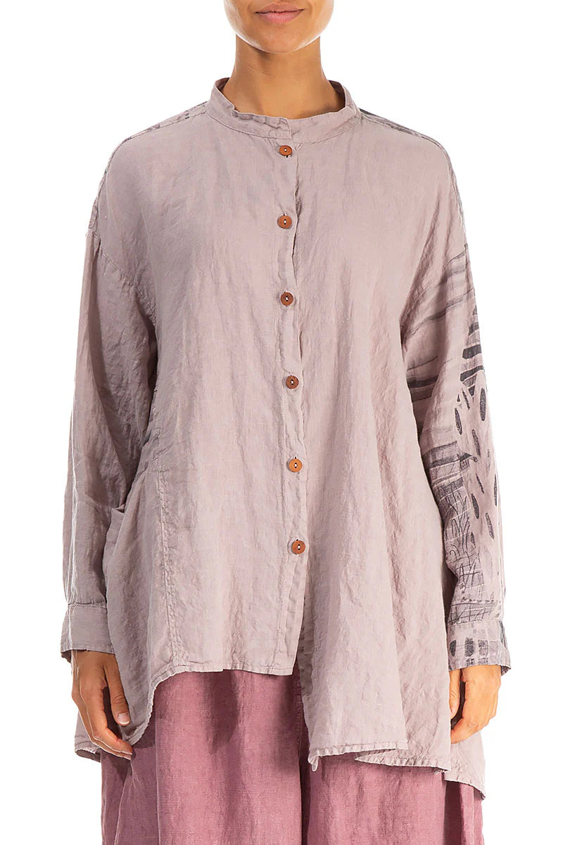 GRIZAS - ASYMMETRIC LONG DUSTER/SHIRT