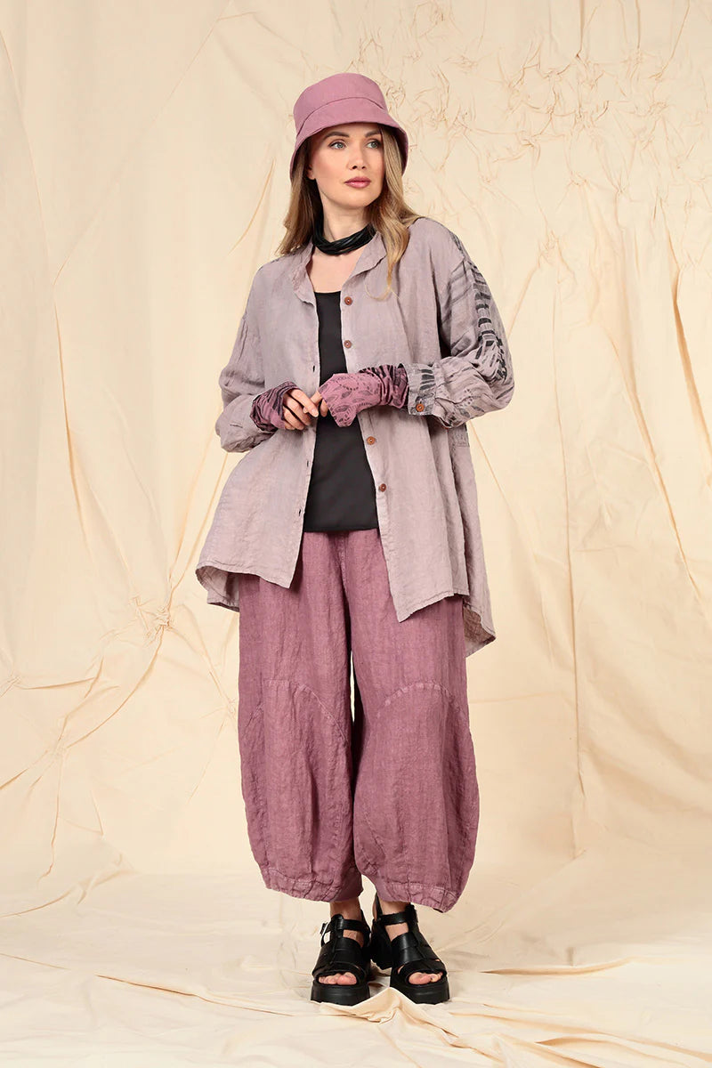 GRIZAS - ASYMMETRIC LONG DUSTER/SHIRT