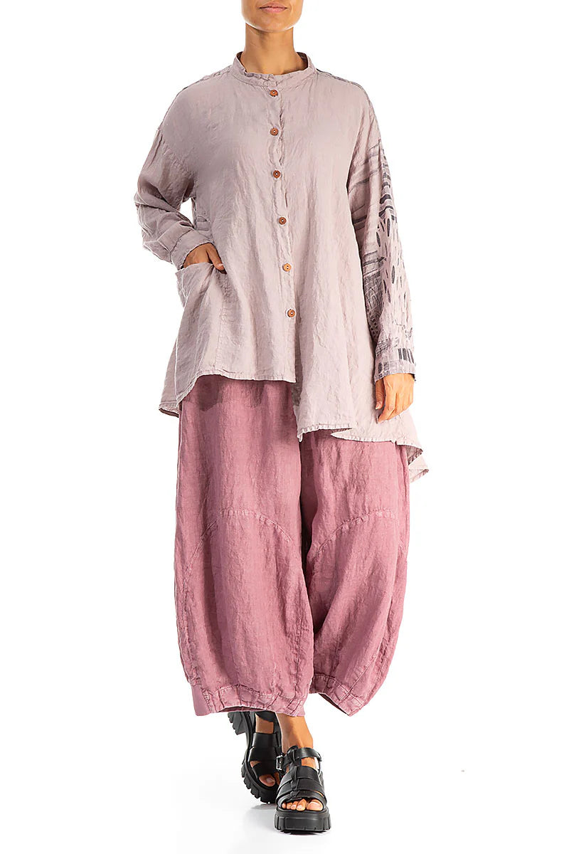GRIZAS - ASYMMETRIC LONG DUSTER/SHIRT