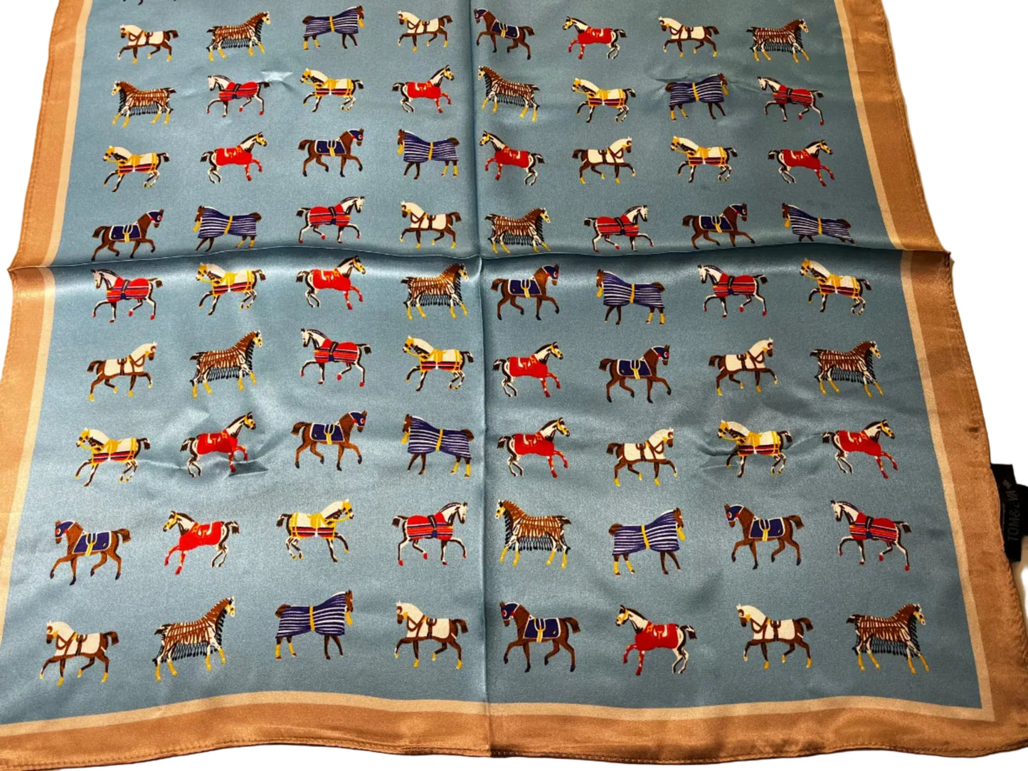 Silk Square Horses