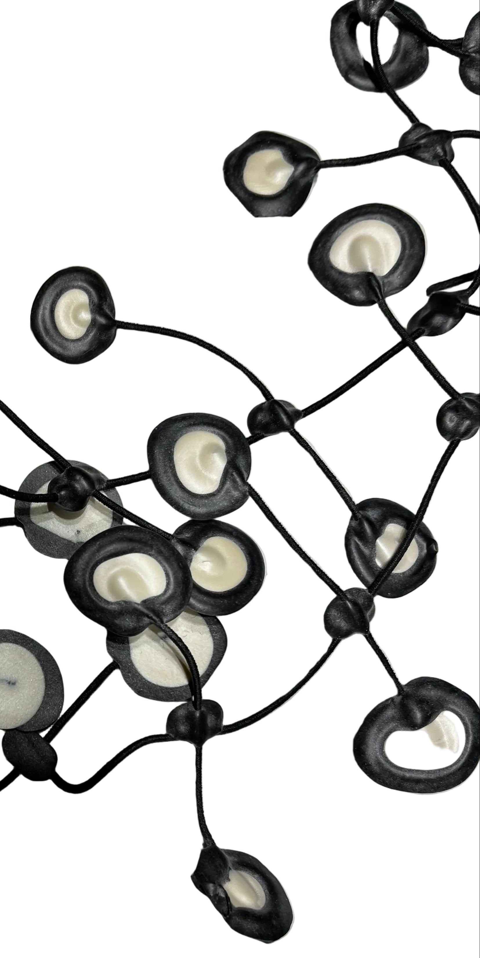 white rubber necklace