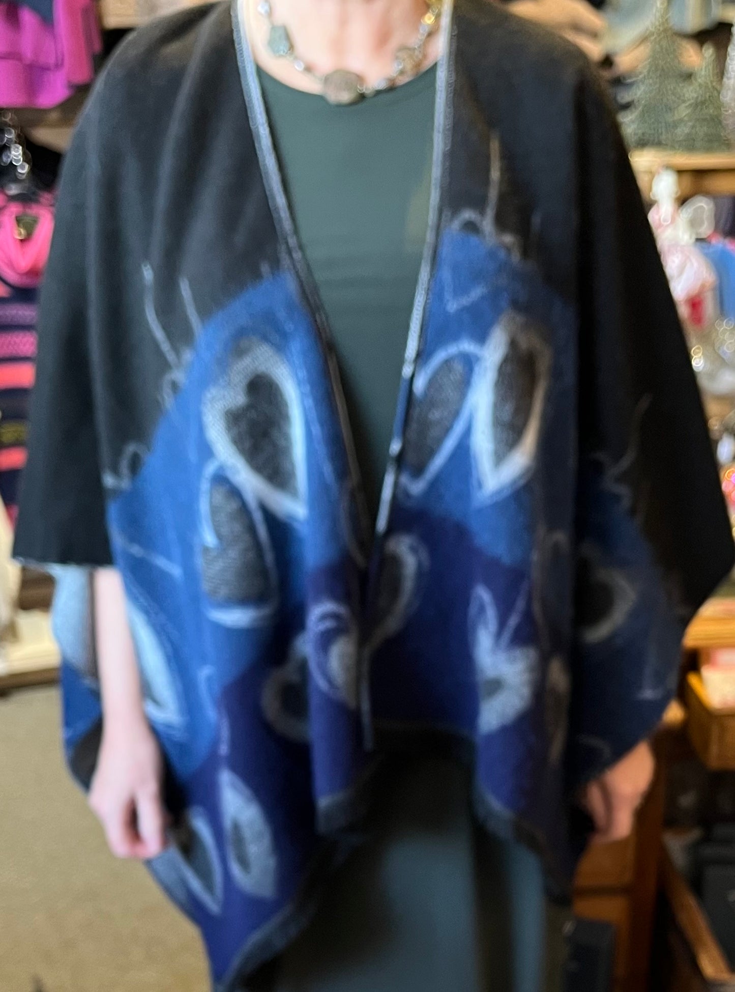 Heart Poncho Wrap - Suttles & Seawinds