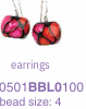 Patterned Short Drop  Earring