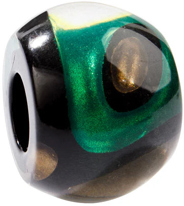 Bliss Glitz Precious Metal Round Foiled Beads - Suttles & Seawinds