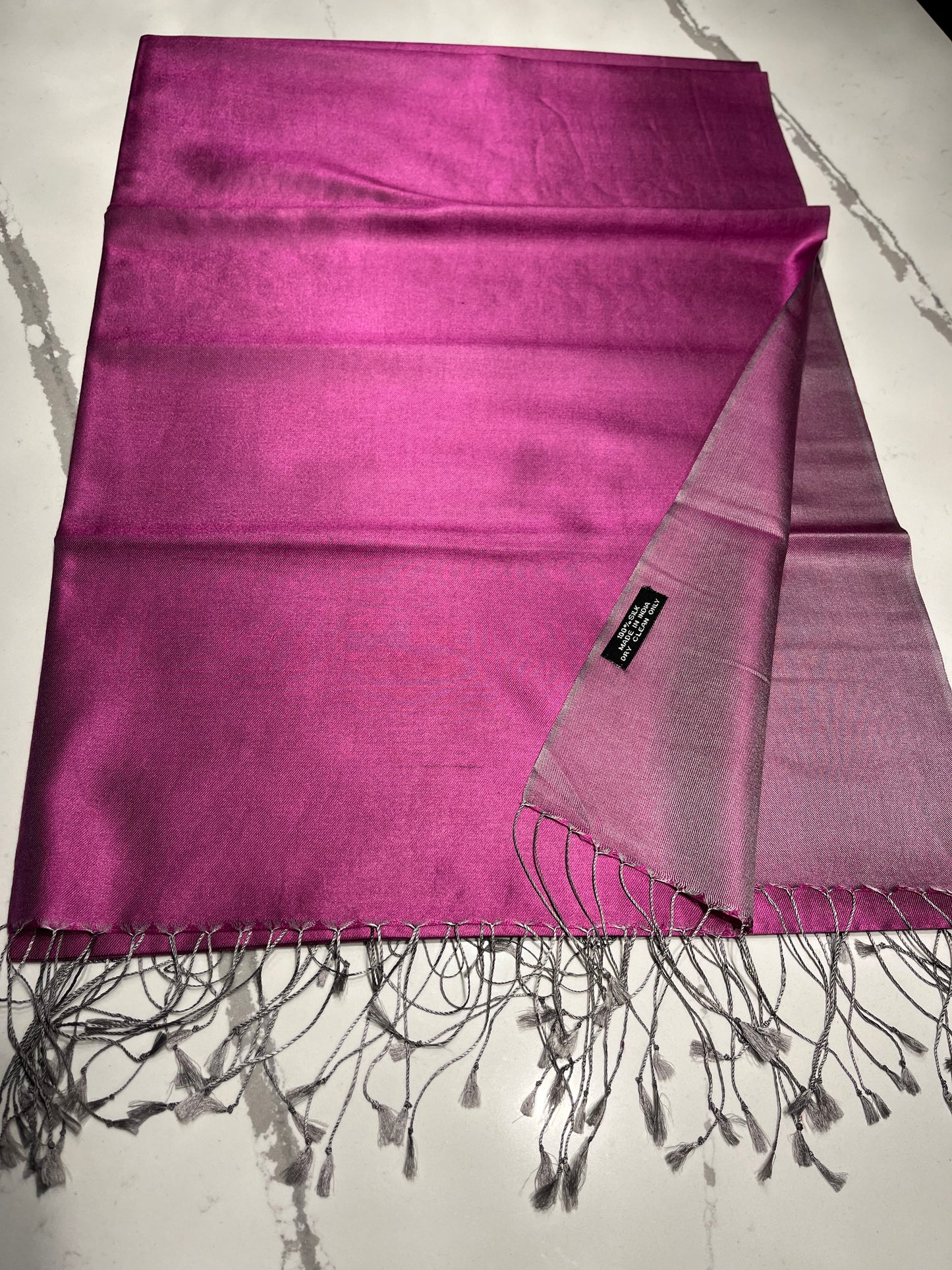 RADIANCE - SOLID COLOUR  REVERSIBLE SILK SCARVES