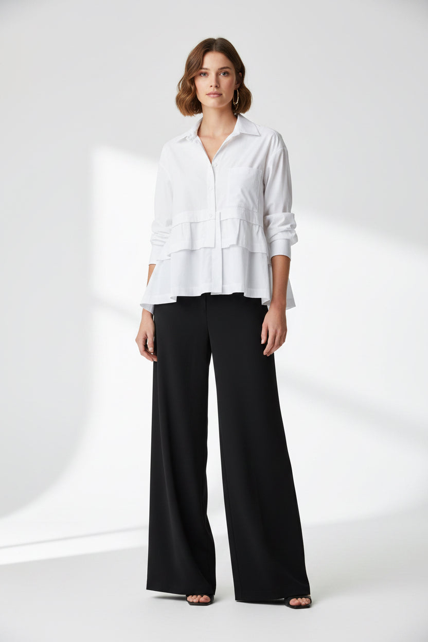 Button Front Blouse