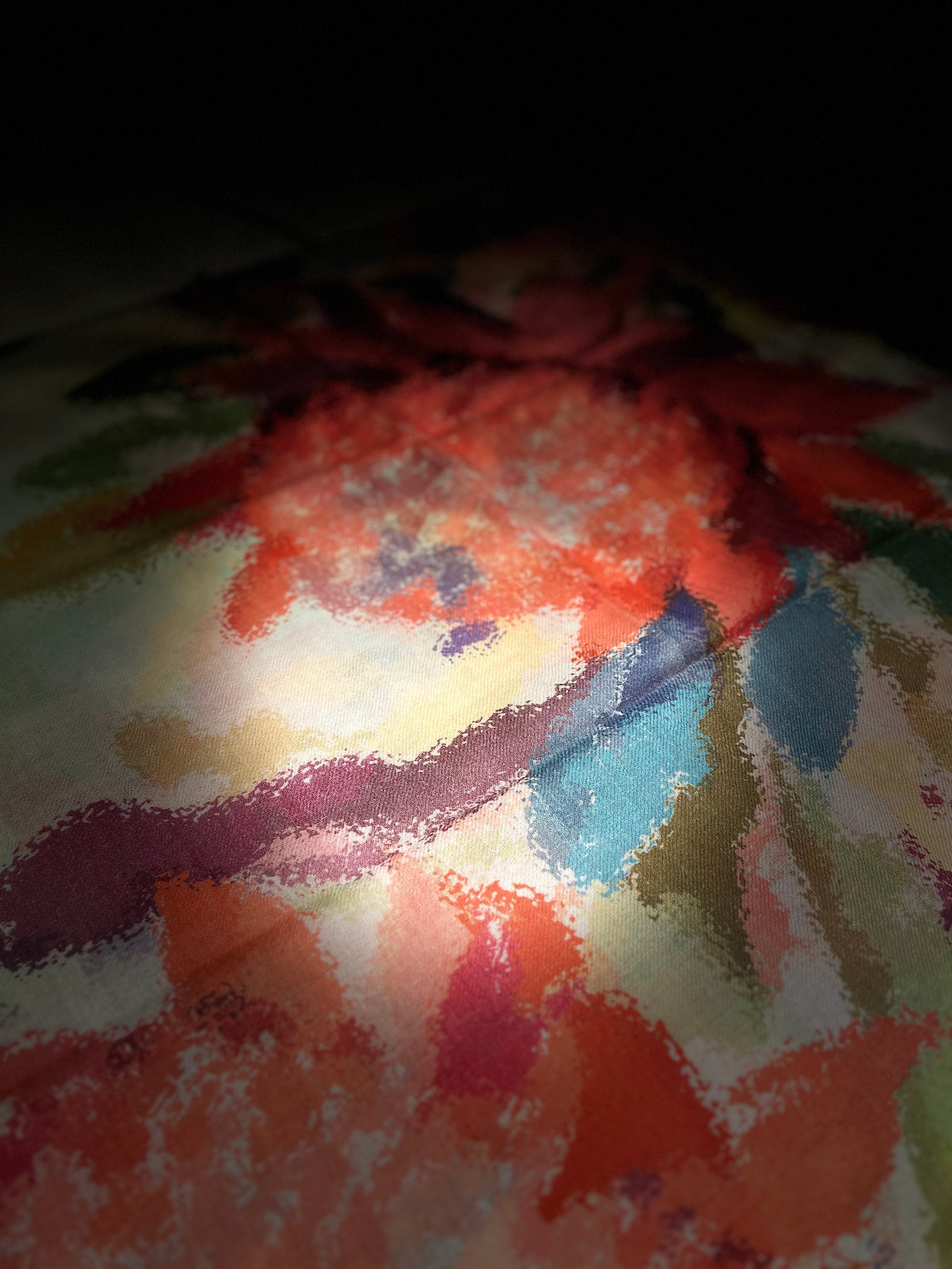 Digital Wool & Silk Woven Scarf - Suttles & Seawinds