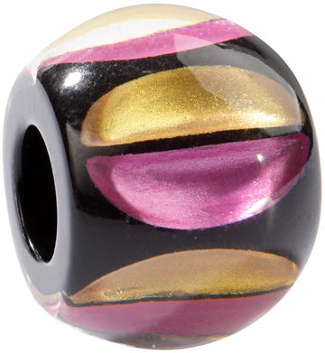 ZSISKA - BLISS GLITZ PRECIOUS METAL ROUND FOILED BEADS