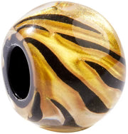 Bliss Glitz Precious Metal Round Foiled Beads