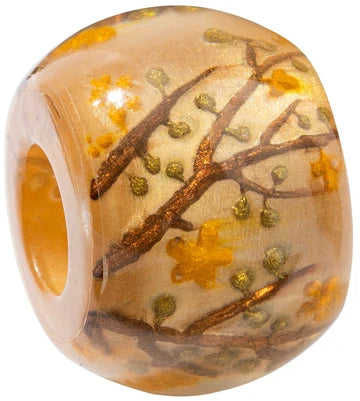 Bliss Glitz Foil Filled  Beads