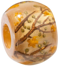 Bliss Glitz Foil Filled  Beads