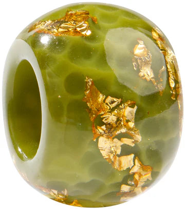 Bliss Glitz Precious Metal Round Foiled Beads - Suttles & Seawinds