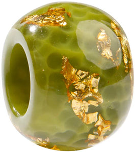 ZSISKA - BLISS GLITZ PRECIOUS METAL ROUND FOILED BEADS
