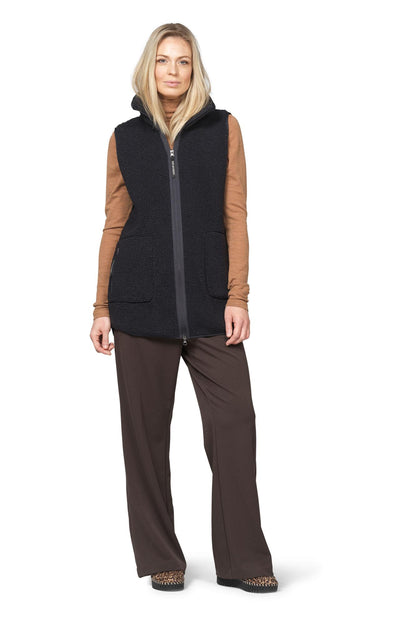 Long Fleece Vest