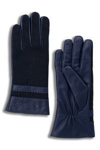 Waterloo Herringbone & Leather Glove